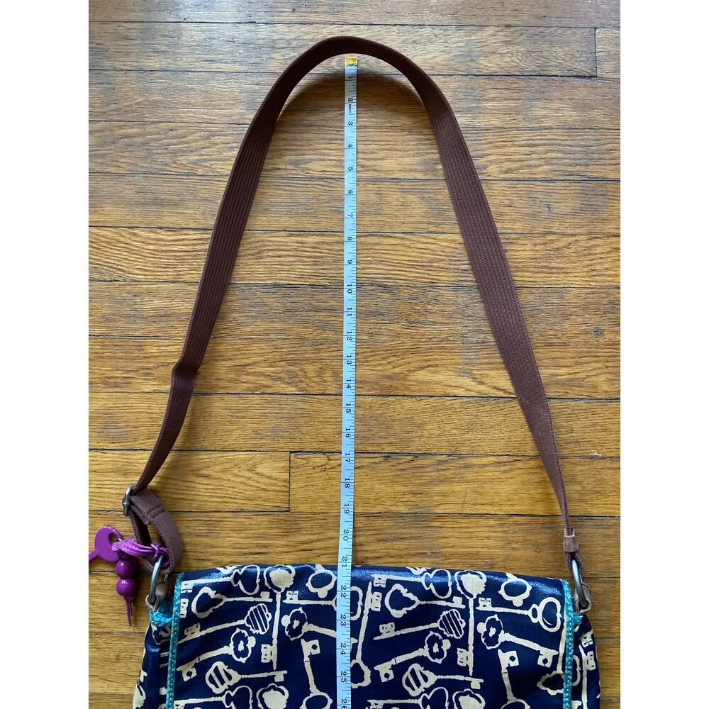 FOSSIL Key-Per Colorful Navy Messenger Bag - Picture 16 of 16